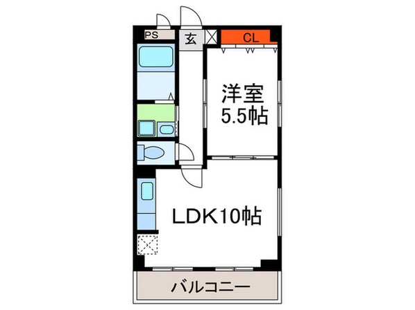 エスポワ－ルSEIBUの物件間取画像